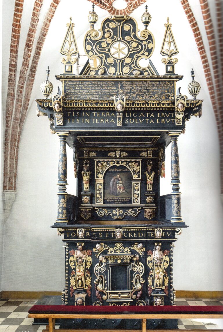 Beichtstuhl aus der Tilsiter Deutschordenskirche in St. Johannes in Bartenstein