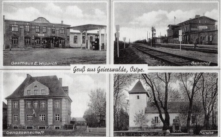 Vorkriegspostkarte von Geierswalde