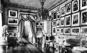 Austellungsraum im Schloß Klein Beynuhmen (Rodemerk 2018)