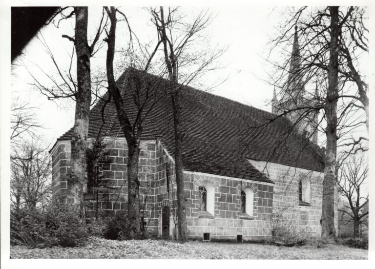 Kirche in Langenau 1934 (Pfarrer Gundel)