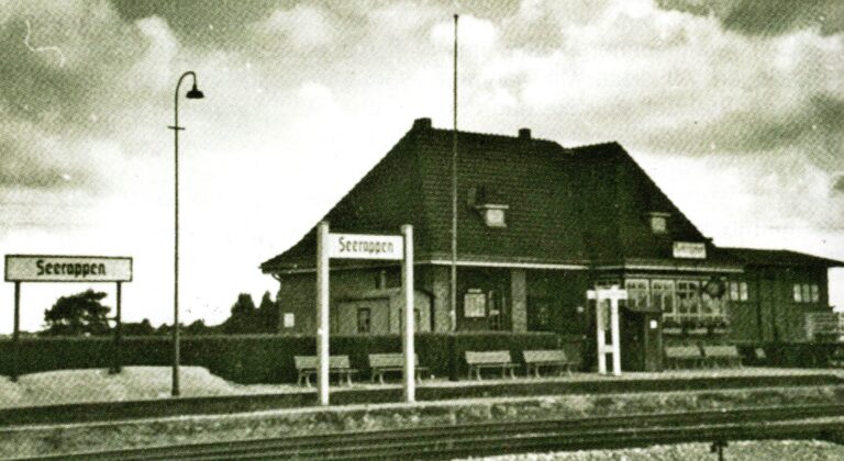 Bahnhof von Seerappen (Unser schönes Samland, Sommer 2025, S. 30)