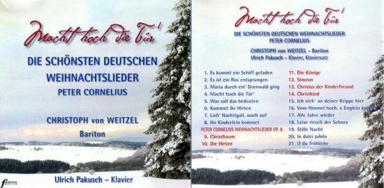 Deutsche Weihnachtslieder, gesungen von Chriswtoph von Weitzel thumbnail
