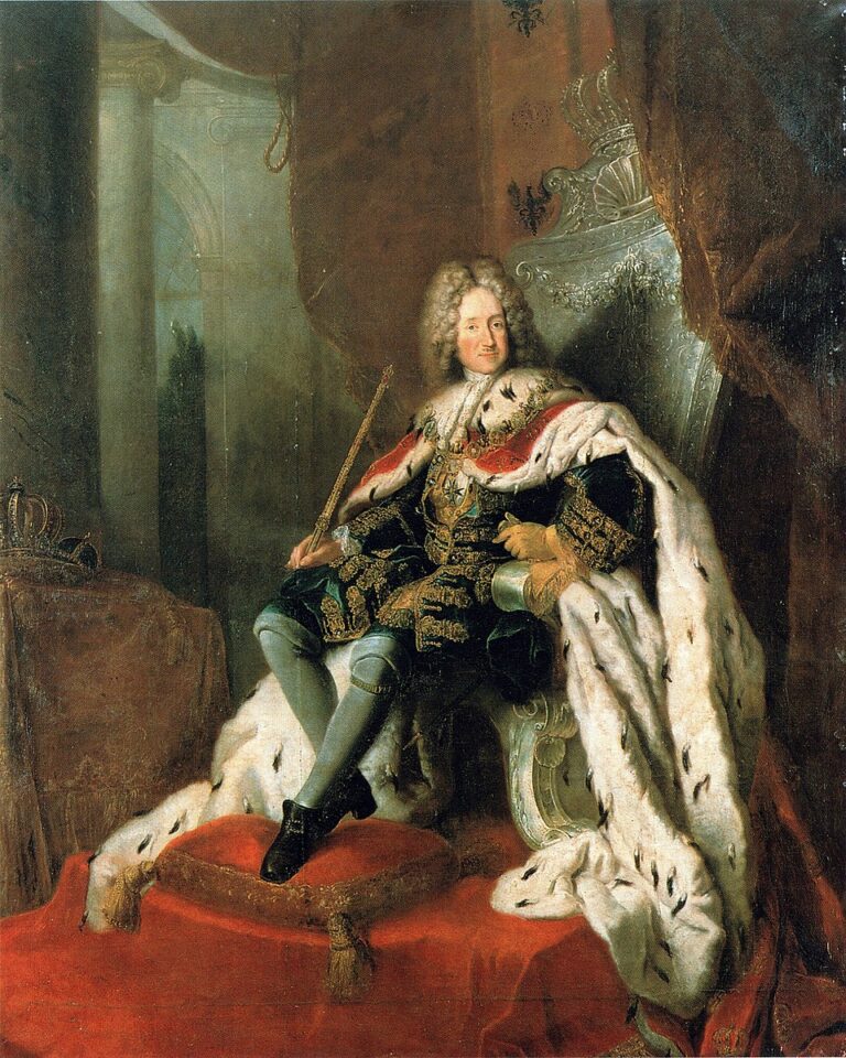 König Friedrich I. in Preußen von Antoine Pesne, vor 1713 (gemeinfrei)