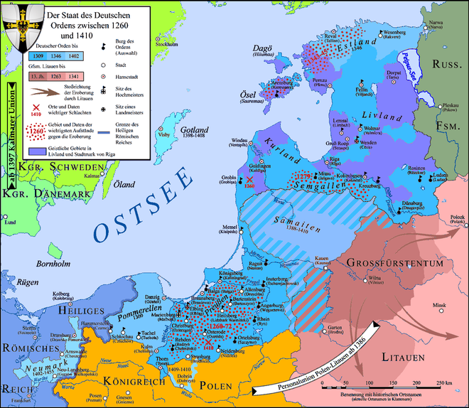 Staat des Deutschen Ordens 1260 - 1410