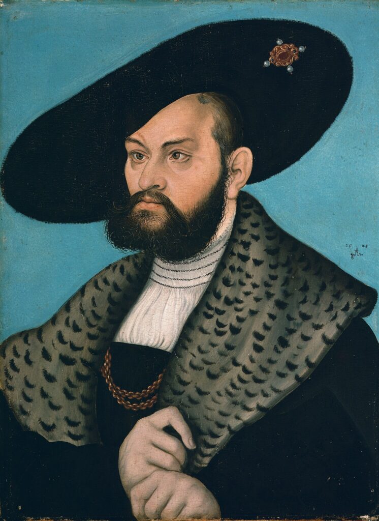 Lucas Cranach d, Ä., Albrecht von Hohenzollern (public domain)