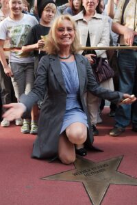 Heymanns Tochter 2012 auf dem Boulevard der Stars mit dem stern ihres Vaters (Lizenz: Autor Thomas Schmidt - Creative Commons Attribution-Share Alike 3.0 Unported license)
